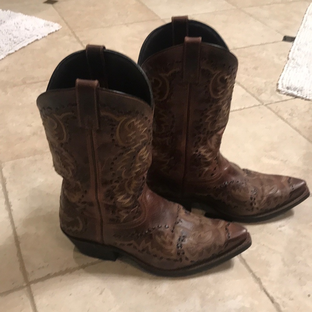 Laredo Leather Cowboy Boots Men’s 10.5